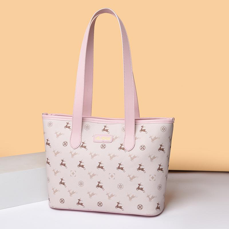 2026 Summer Stylish Large Capacity Tote Bag for Women - Perfect for College Students, Single Shoulder Underarm Carry