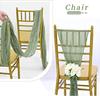20/10/6 Pcs Cotton Gauze Table Runner Wedding Decoration Sage Green Cheesecloth Tablecloth Wedding Party Bridal Shower Decor