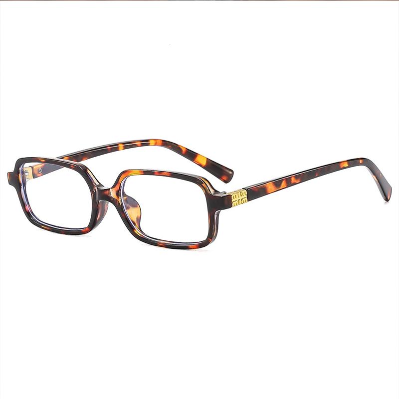 Small Frame Square Reading Glasses Designer Elegant Rectangle Eyewear Luxury Women Computer Blue Light Blocking