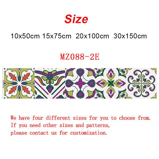 

10/15/20 см красочная полоска плитки стикер на стену для ванной комнаты, кухонного стола, домашний декор, обои, пилинг и наклейка, линия талии, художественная роспись 10cmX50cmX1pc