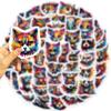 50 Cartoon Colorful Animal Graffiti Stickers Personalized Decorative Guitar Notebook Suitcase DIY Waterproof