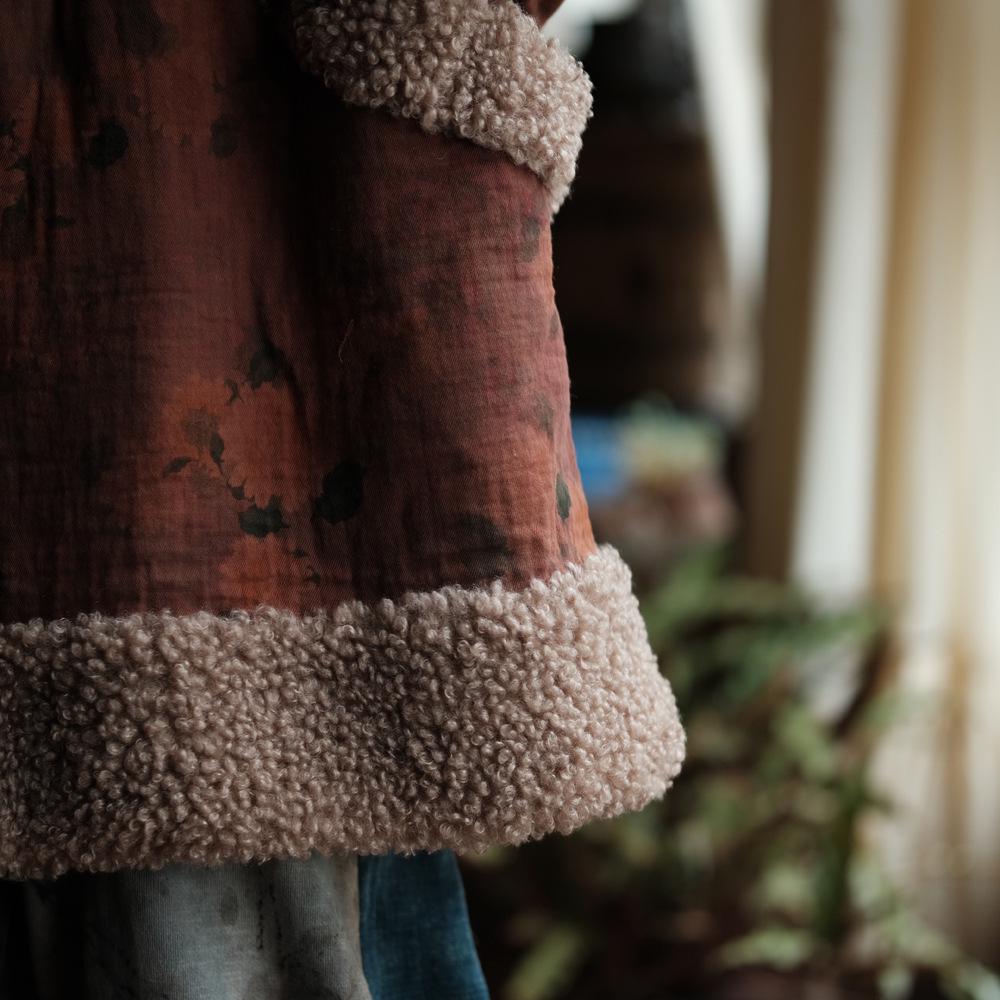 Original Women's Retro Lambswool Loose Cotton Jacket - Winter High-End Outerwear