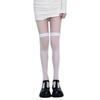Sexy Women Over Knee Stockings Adult Bandage Transparents Tight High Pantyhose Party Nightclub Sheer Stockings New