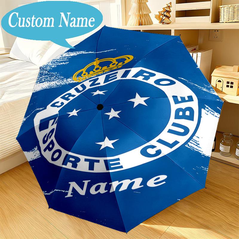 Custom Name Umbrella Cruzeiro Power Umbrella 8-Frame for Travel, Camping, Casual Lightweight Portable, Essential for Family Gifts