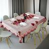 Tovaglia da Pranzo in Cotone 6 Posti - Copertura 60x90 Pollici - Tovaglia Protettiva per Tavolo Resistente - Copertura per Tavolo da Pranzo