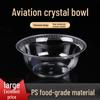 Crystal Clear Disposable Plastic Soup Bowl - Thick, Food-Grade, Household/Aviation Use, Free Shipping