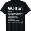 WALTON Definicja Spersonalizowane Imię Zabawny Pomysł na Prezent Urodzinowy Koszulka