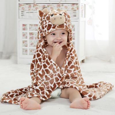 giraffe baby towel