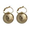 1 Pair Ball Dangle Earrings for Women, Metal Round Ball Drop Earrings, Sliver Gold Plated Jewelry Gifts