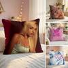 Spain BBad GGyal Cushion Cover Natural Linen Organic Fabric DoubleSided Printing Couch Pillow Covers Home Decor