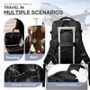 Reise Rucksack Airbag 43x29x15 Kabinentasche Flugzeug, Ryanair 40x25x20 Elektrischer Luft Vakuum Rucksack Handgepäck, Langlebiger Rucksack