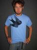 Spatz Großer Vogel Tattoo Kunst T-Shirt – Emo Hipster Tier T-Shirt