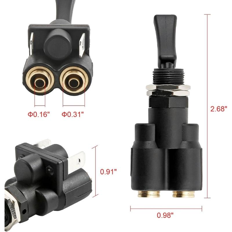 Schnellanschluss Luft Elektrischer Kippschalter Trennschalter Für Sattelzug Bremssystem Ersatz K295 362 1