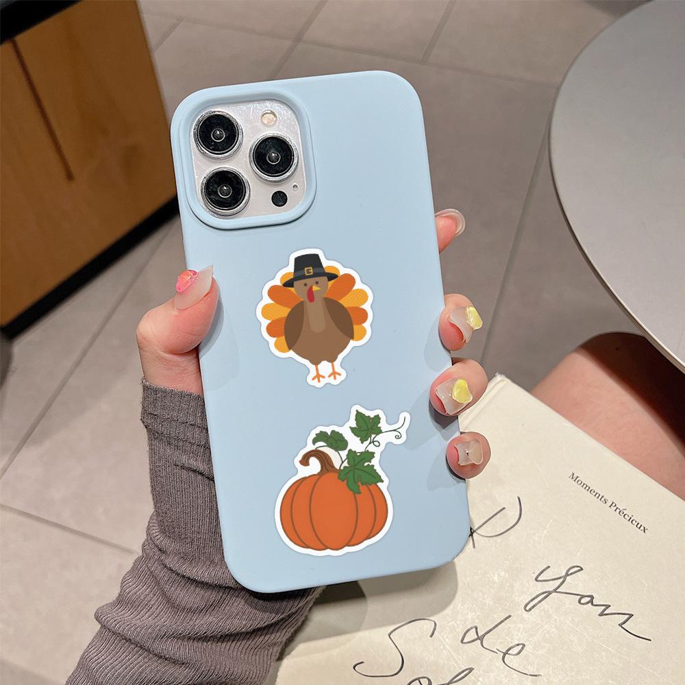 110 Cartoon Stickers for Thanksgiving & Easter: DIY Graffiti for Computers, Phones, Luggage, Scooters