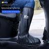 Męskie i Damskie Wodoodporne Wysokie Nakładki na Buty Przeciwdeszczowe Antypoślizgowe, Pogrubione i Odporne na Zużycie do Użytku Zewnętrznego.
