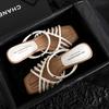 European Station 2025 Summer New High-heeled Sandals Women's Head Thin Strap Roman Sandals Women's Summer Two Shoes