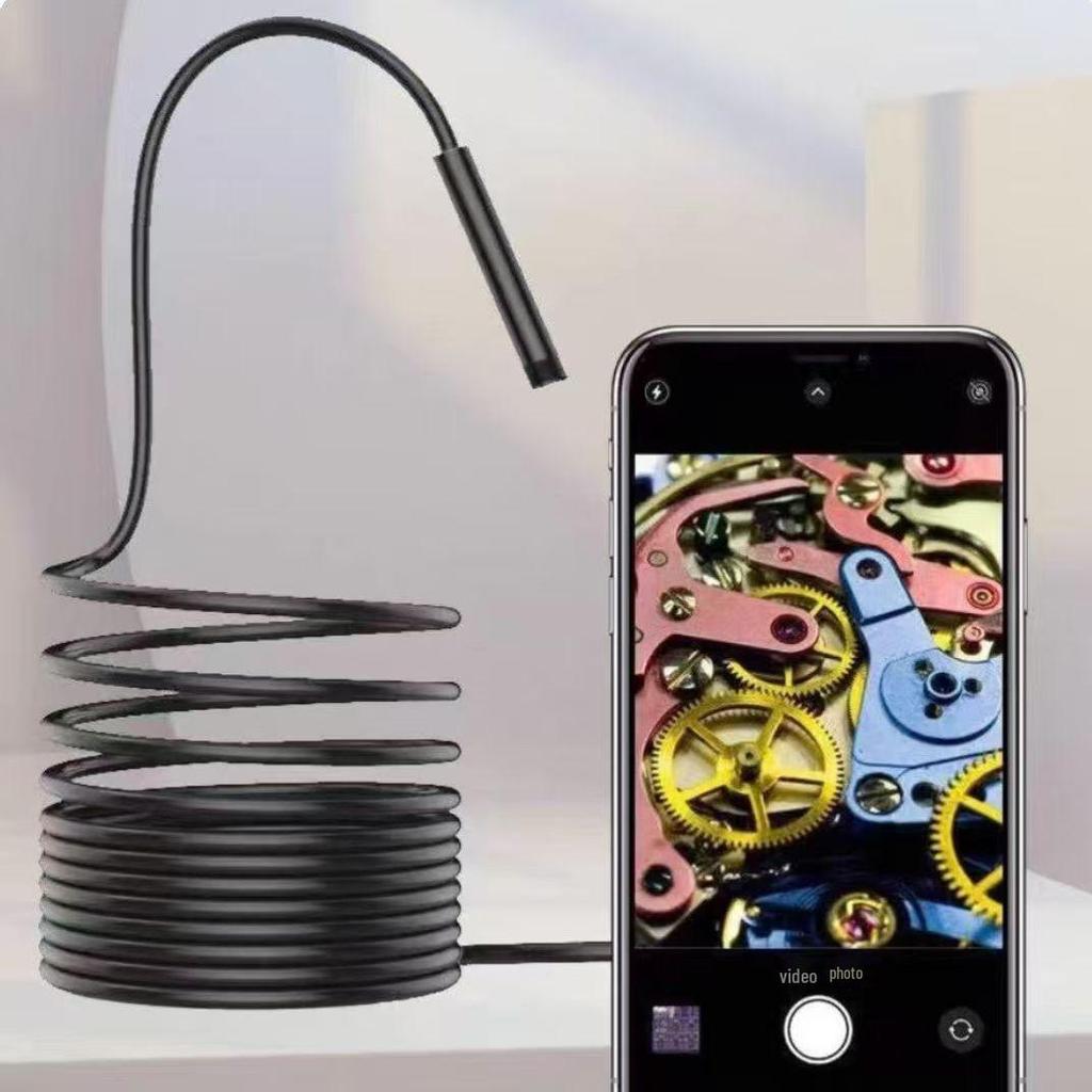 420° Rotating HD Automotive Endoscope: Waterproof, Oil & High-Temp Resistant Tool for Car Engine Cylinder Inspection