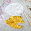 Thick Tin Foil Painting Material Package Artistic Relief Paper Diy Christmas Gold And Silver Pendant Combination Tin Foil Paper