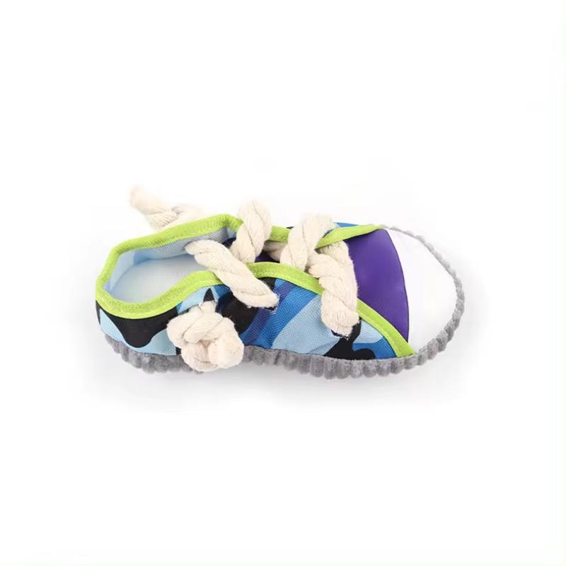 

Dog Chewing Toy Teeth Dog Funny Shoe Shaped Toy Puppy Biting Playing Puppy Interactive Pet Dog Supplies For Small Meduim Dogs серый