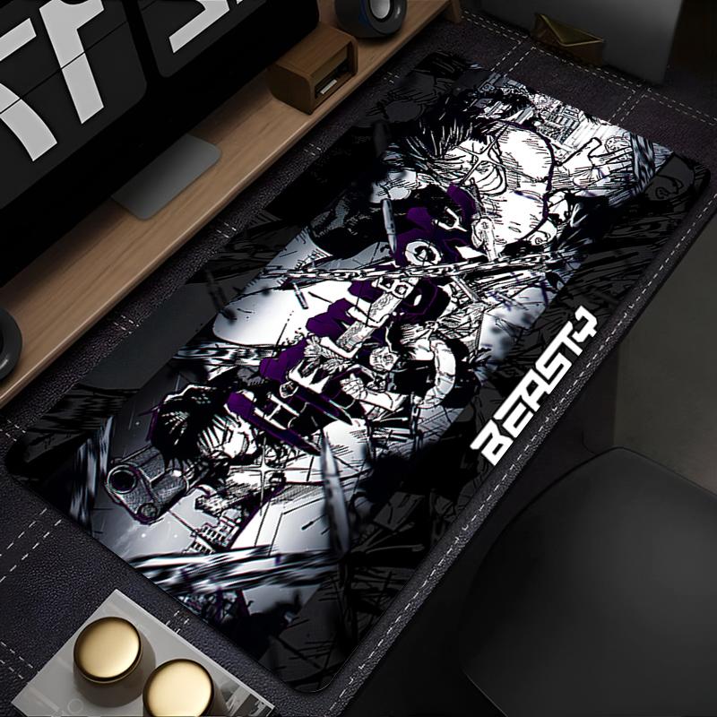 Mouse Pad Gaming Home Mousepad Keyboard Pad Office Carpet Laptop Mice Pad Accessories Jujutsu Kaisen Toji Fushiguro Desk Mat