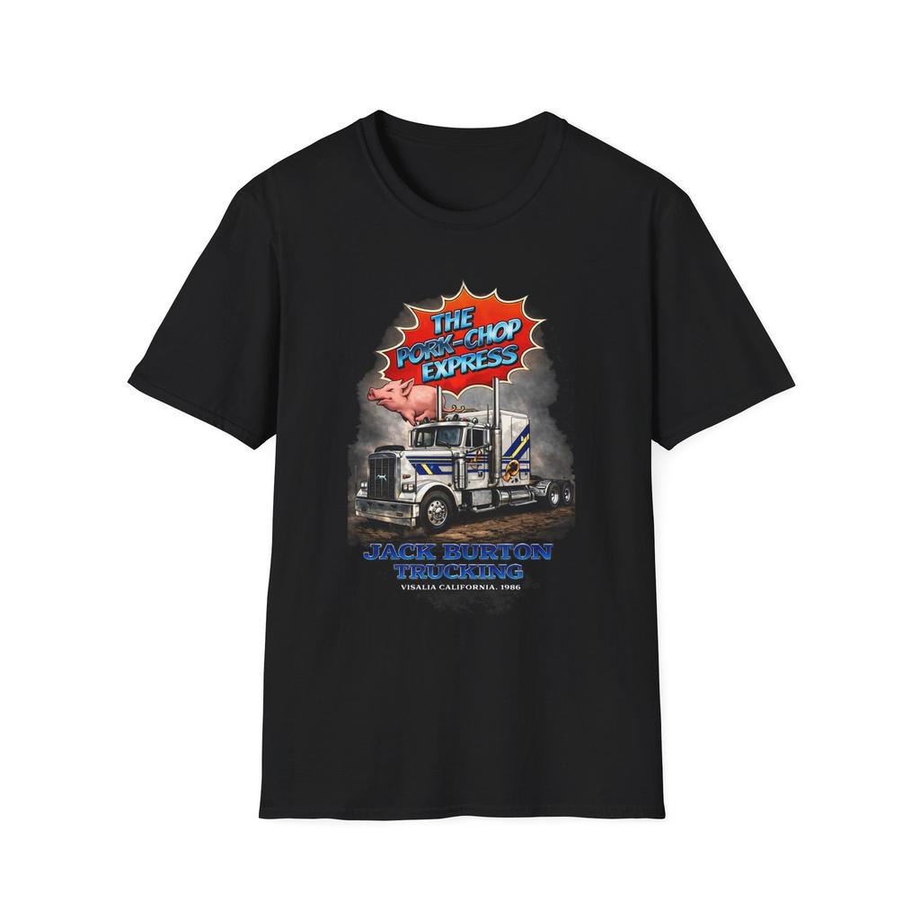 The Pork-Chop Express Truck Graphic T-Shirt | Big Trouble In Little China Design