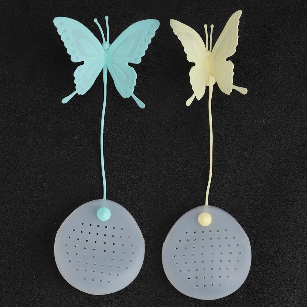 Beautiful Silicone Loose Leaf Tea Infuser Strainer Filter Tea Making Tool Kitchen Accessory
