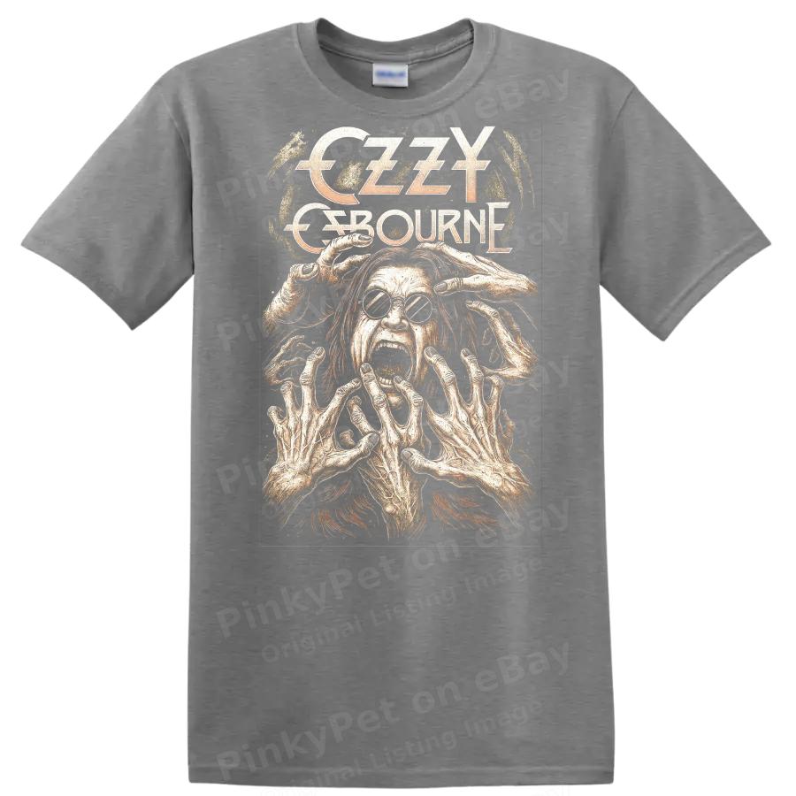 Ozzy Osbourne Retro Rock Heavy Metal Album Cover Art T Shirt Graphic Tee
