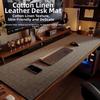 Waterdichte Bureau Mat Anti-slip Desktop Beschermingsmat Katoen Linnen Textuur Muismat Gaming