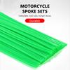 SEAMETAL 72pcs Bicycle Wheel Spoked Protector Wraps 24cm Wheel Rim Spoke Wrap Kit For Motorcycle Bike Decoration Accessories