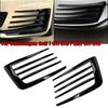 Car Front Bumper Wind Knife Fog Frame Lamp Trim Blade Strip Light Eyebrow Cover For VW Volkswagen Golf 7 MK7 GTI GTD 2012-2017