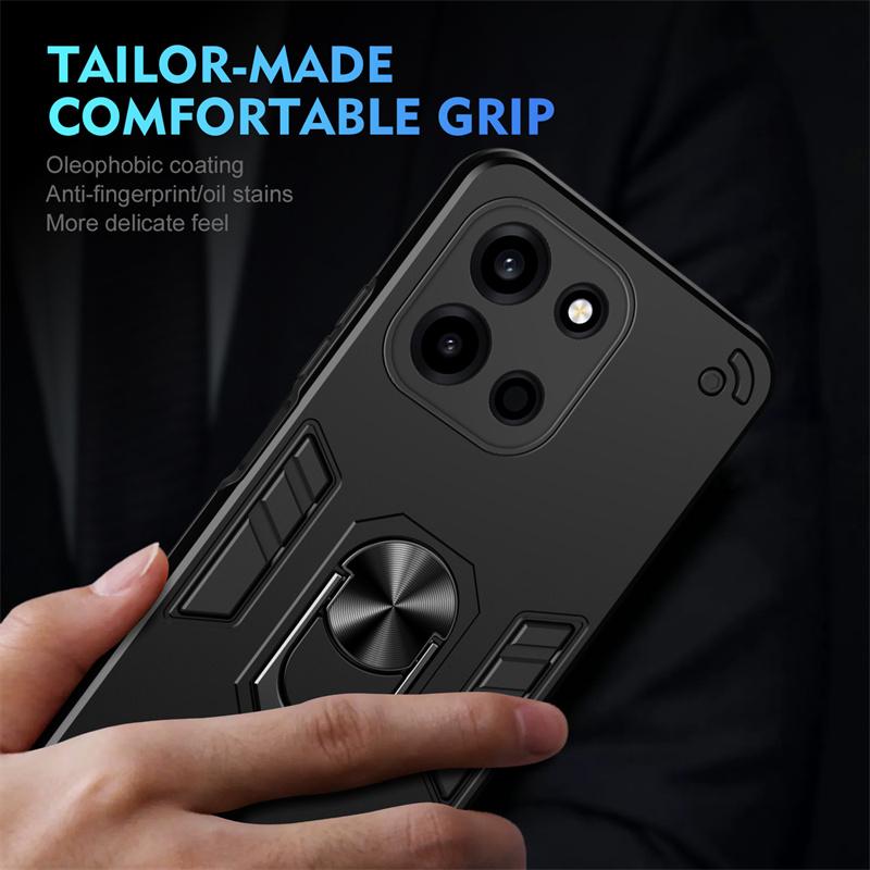 Funda Para For Oneplus Nord 6 Case Shockproof Armor Camera Protect Back Cover For Oneplus 1 + Nord6 Magnetic Ring Holder Coque