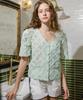 Baitalssain Rose Flower Lace Blouse