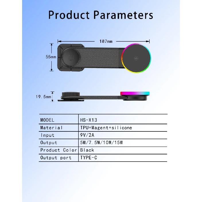 Car Magnetic GPS Phone Holder Stand 15W Wireless Charger Cellphone Bracket For Magsafe iPhone 17~12 Pro Max Fast Charging Mount