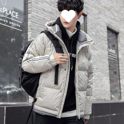 Doudoune à capuche pour homme Nouvelle Vêtements d'hiver décontractés Vêtements d'hiver Hauts chauds Étudiants Manteau d'hiver beau