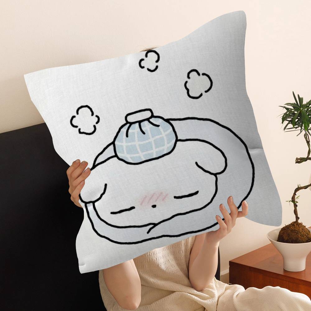 Cartoon U-Ujin Cushion Cover Pillowcase Upholstery Sofa Throw Pillow Home Decor Pillowcas