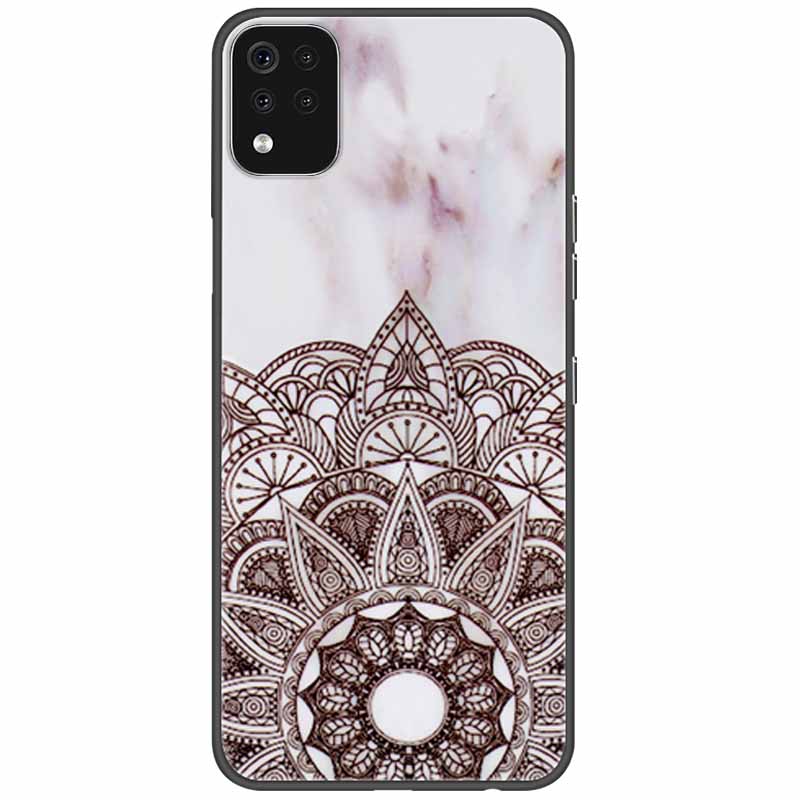 Phone Case For LG K42 K52 K62 Q52 Case Soft Painted Wolf Silicone Black Covers For LG K62 Cases K 42 Shockproof Funda for LGK52