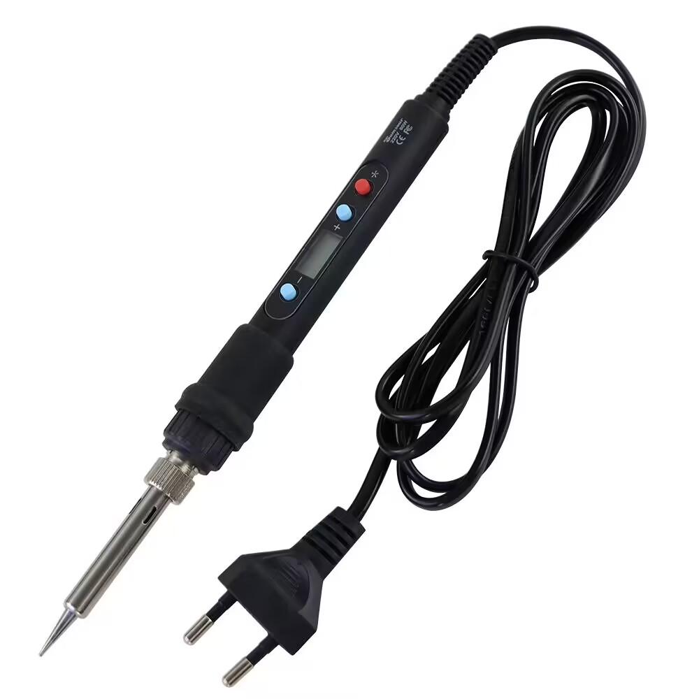 New Digital Display Adjustable Temperature Electric Soldering Iron Black 80W 110V / 220V Solder Welding Desoldering Repair Tools