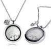 Elegante Joyería Conmemorativa para Mascotas Collar con Medallón de Corazón Abierto Para Conservar Pelo de Perros Gatos en Acero Inoxidable