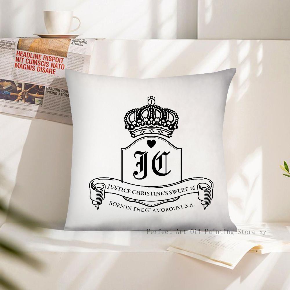 Pillow Case Square Pillow Cushion Cover Bedroom Sofa Room Decoration Casual J-JuicyS C-CoutureS Pillow Cover