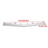 Set of 3 Lower Front Bumper Chrome Trim Molding For Mercedes W212 E200 E250 E300 E350 4 Door Sport 2014-2016 A2128852874