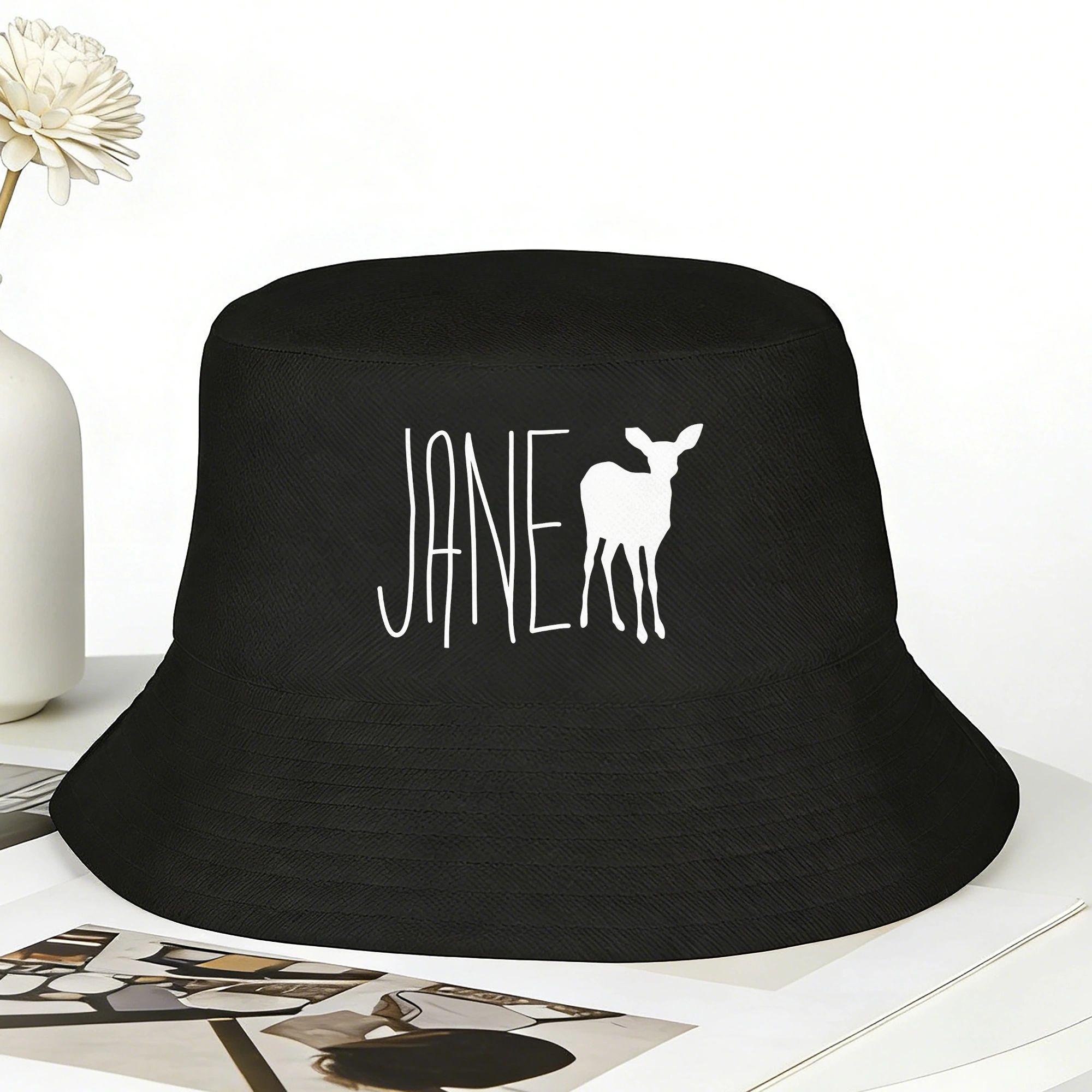 Life Is Strange Maxs Jane Bucket Hat Hip Hop FisherUnisex Caps Portable Travel Hiking Visor Hats For Couple Vintage Pattern Cap One Size