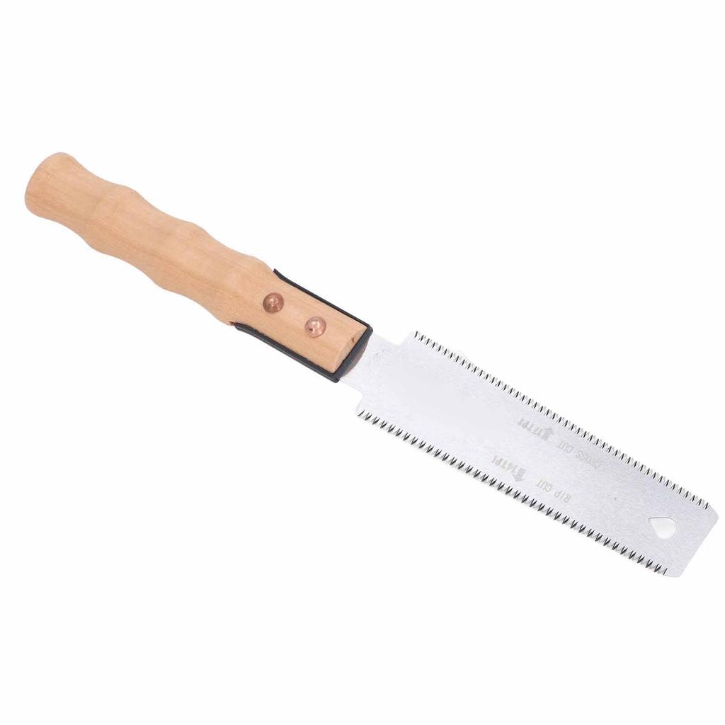 Double Edge Sided Pull Saw Fine Tooth SK5 Alloy Flush Cut Handle Wood Saw for Woodworking