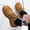 Herren Lederschuhe Dicke Sohle Runde Zehenpartie Plateau Männlich Lässiger Derby Schuh Rindsleder Klassisch Original Rechtmäßiger Designer