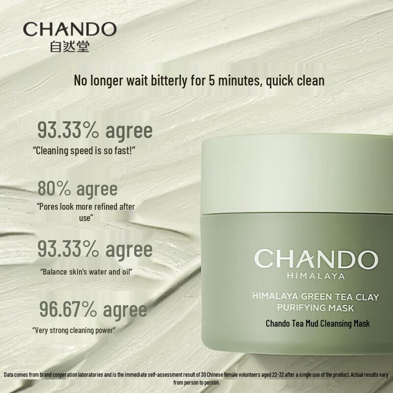 CHANDO Himalaya Tea Mud Purifying Clay Mask