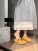 5Cm~ Height-increasing thick-soled Boken half-slippers for women's summer wear, the new little golden beans, one pedal, lazy bag head sandals