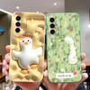 Case For Samsung Galaxy M14 M23 F23 M33 M53 Back Cover Cute Trendy Soft Liquid Silicone Camera Protection Anti Drop Phone Cases