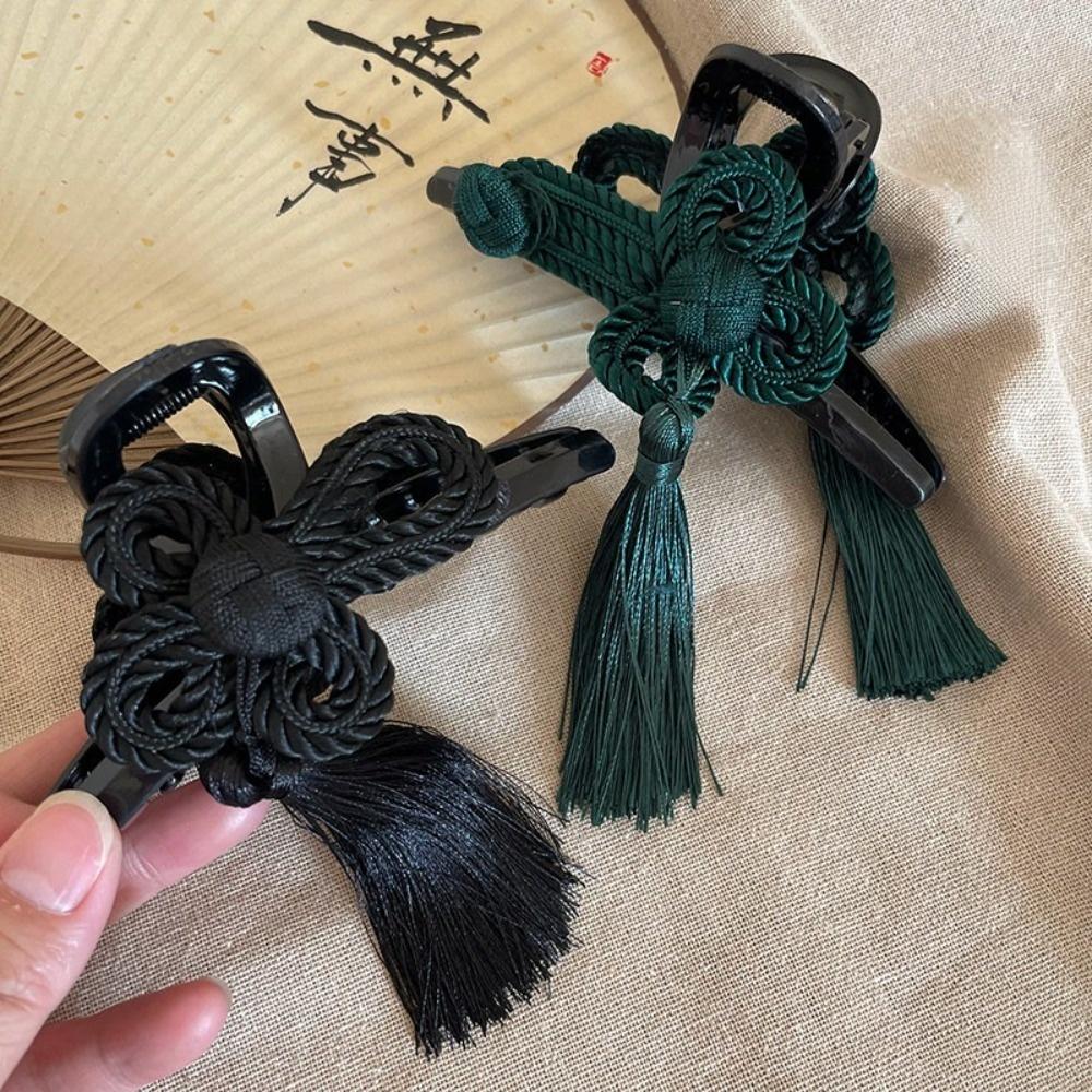 Tassel Cheongsam Style Hair Grasp Elegant Hair Clip Gift Chinese Hair Claw  Ceremony