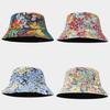 Outdoor Cotton Printed Wide Brim Fisherman Hat For Sun Protection And Breathability