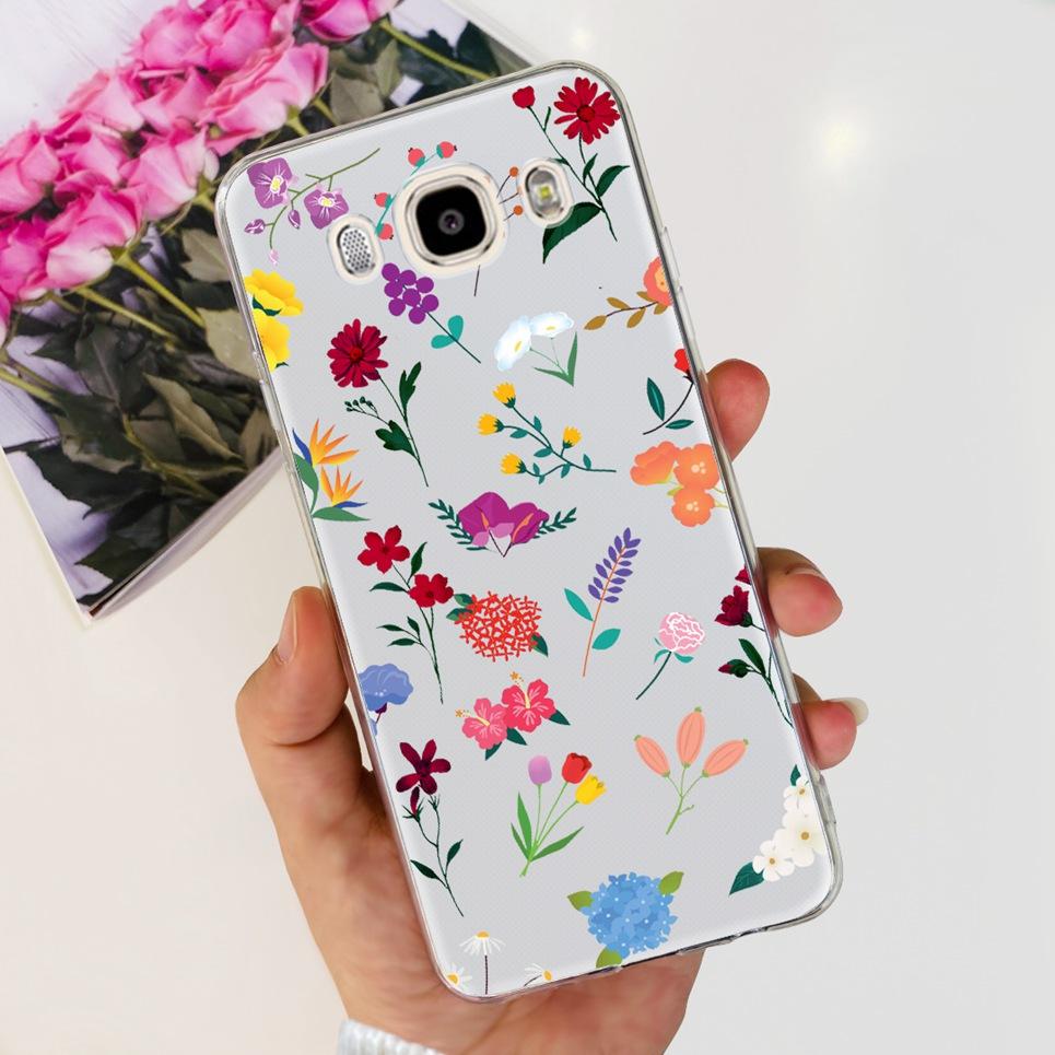 For Samsung Galaxy J5 2016 J7 2016 Phone Case Smiling Astronaut Painting Clear Housing On Samsung J7 2016 J 5 7 Galaxy Bumper