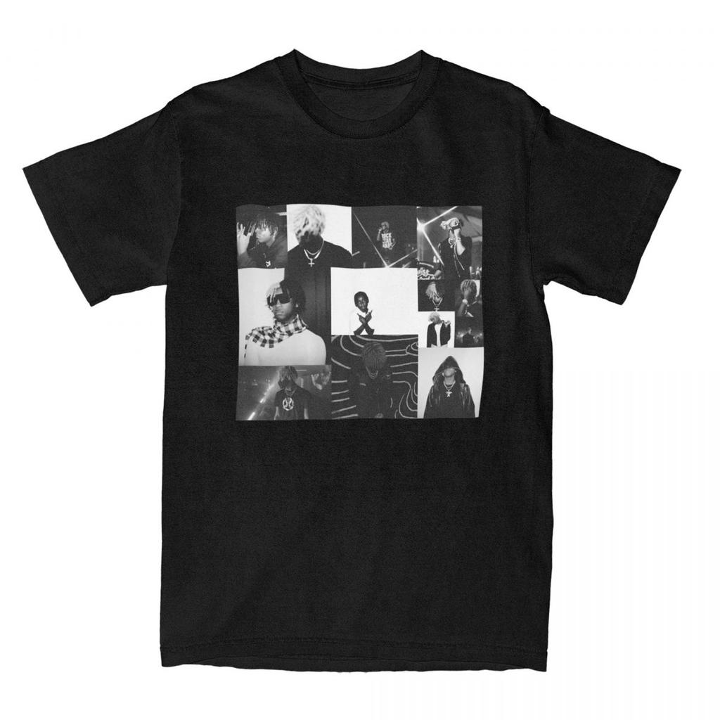 Vintage TShirt Rapper Ken Carson Collage Pure Cotton TShirts Fashion Tee Shirt for Men Summer Awesome Short Sleeve Tees